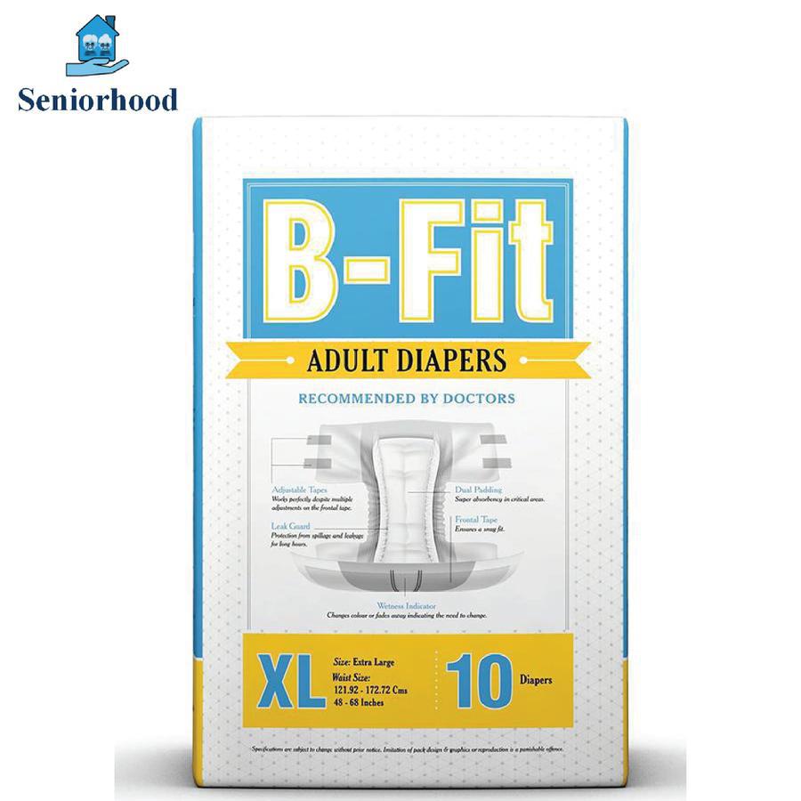 B-Fit Adult Diaper regular XL - Pack Of 10 Pcs