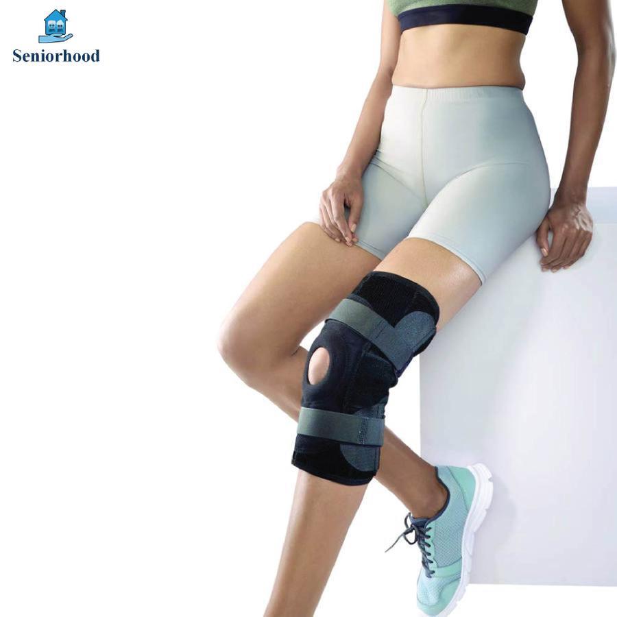 Vissco Core Elastic Hinged Knee Brace with Open Patellal