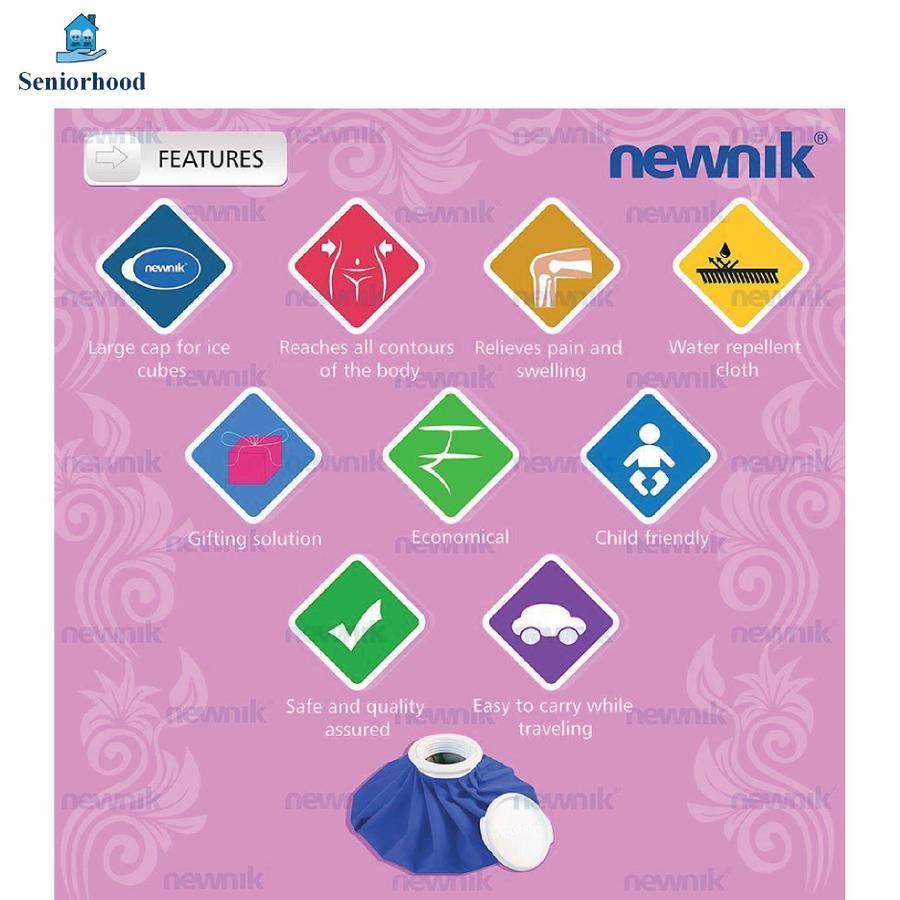 Newnik Ice Bag Used for First Aid, Sports Injury, Pain Relief and Cold Therapy