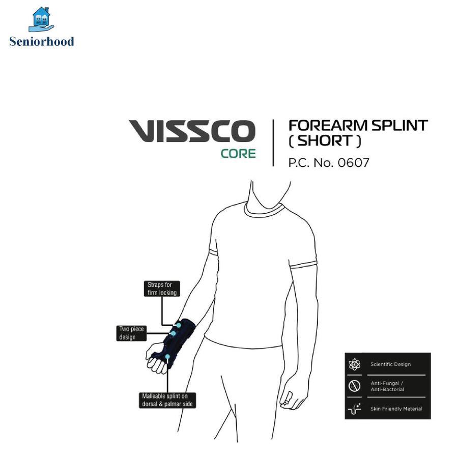 VISSCO Core Forearm Splint Short - Universal