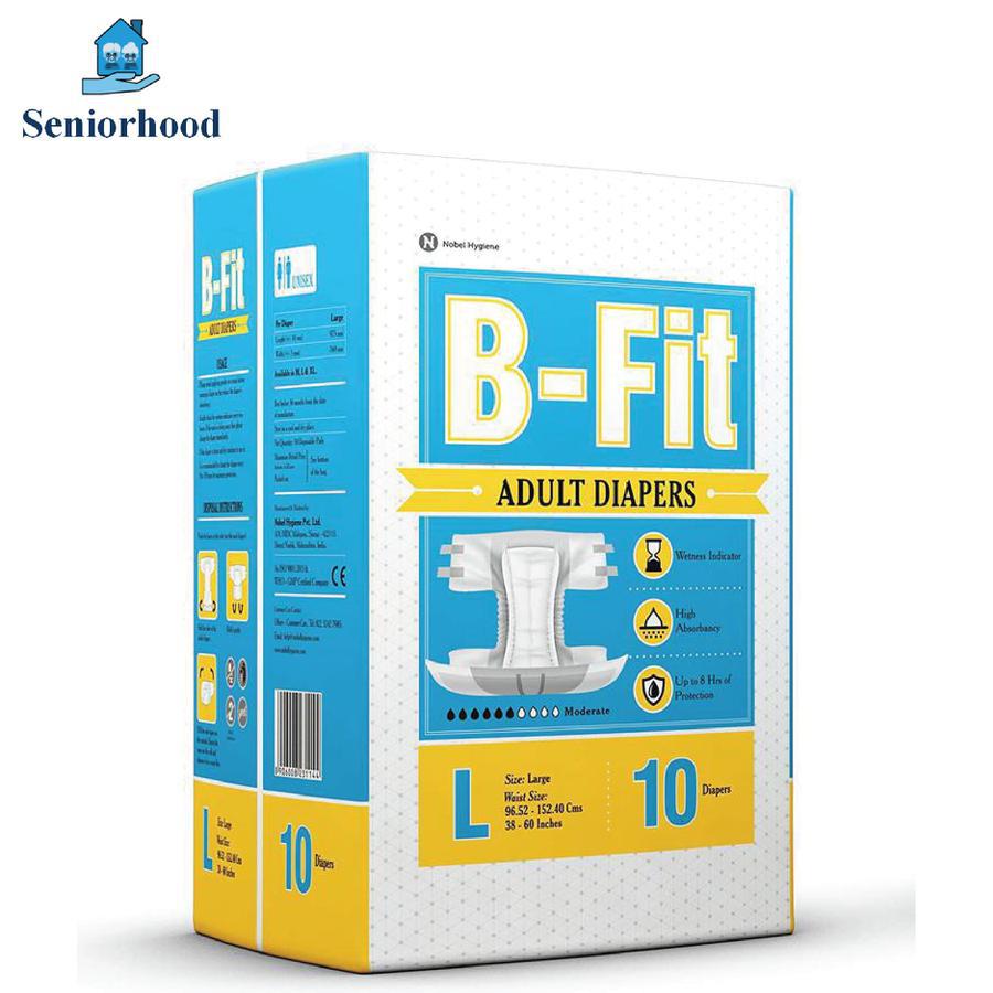 B-Fit Adult Diaper regular - Pack of 10 Pcs (L)