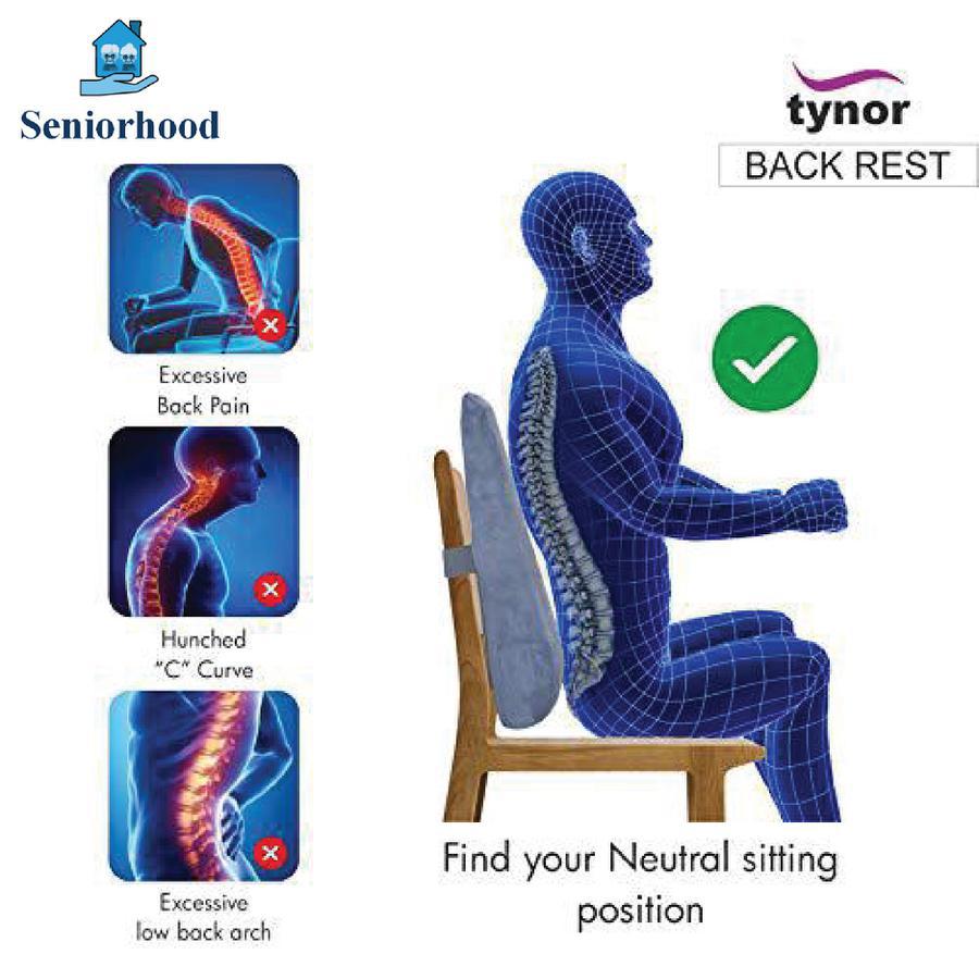 Tynor Back Rest Pillow UN(Size 47cm)