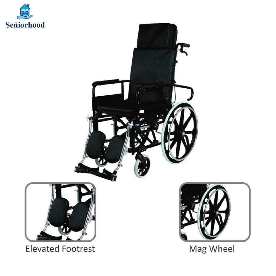 Vissco  Imperio Reclining Wheelchair with Elevated Footrest