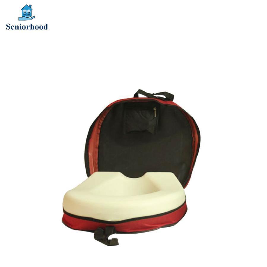 Pedder johnson Raised Toilet Seat with Clamp 8 cm and Bag (Multicolour)