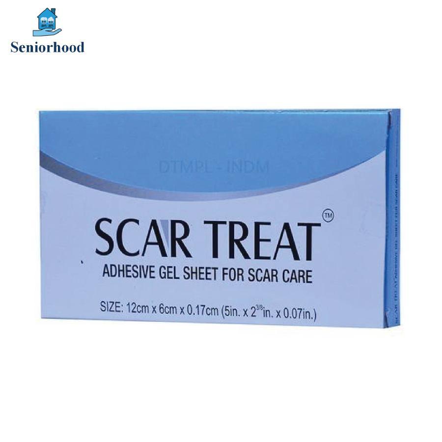 Dyna ScarTreat Adhesive Gel Sheet For Scar Care 6 Cm X 12