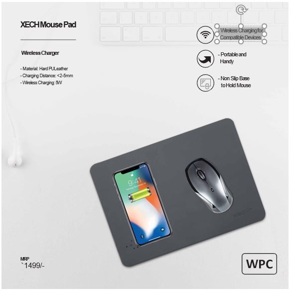 XECH Wireless Charging Mouse Pad Mousepad