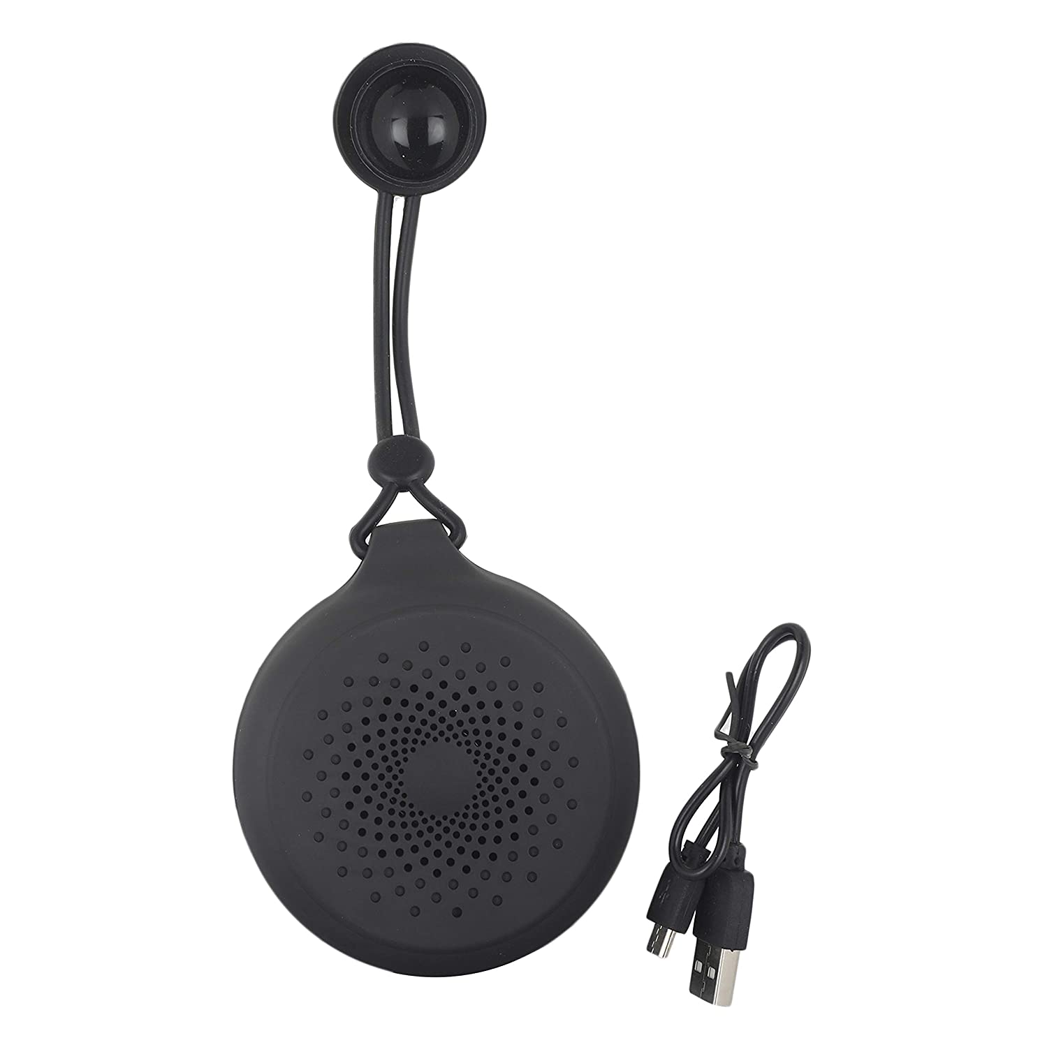 FUZO Loop Wireless 3W IPX4 Water Resistant Bluetooth Speaker with Mic - Black