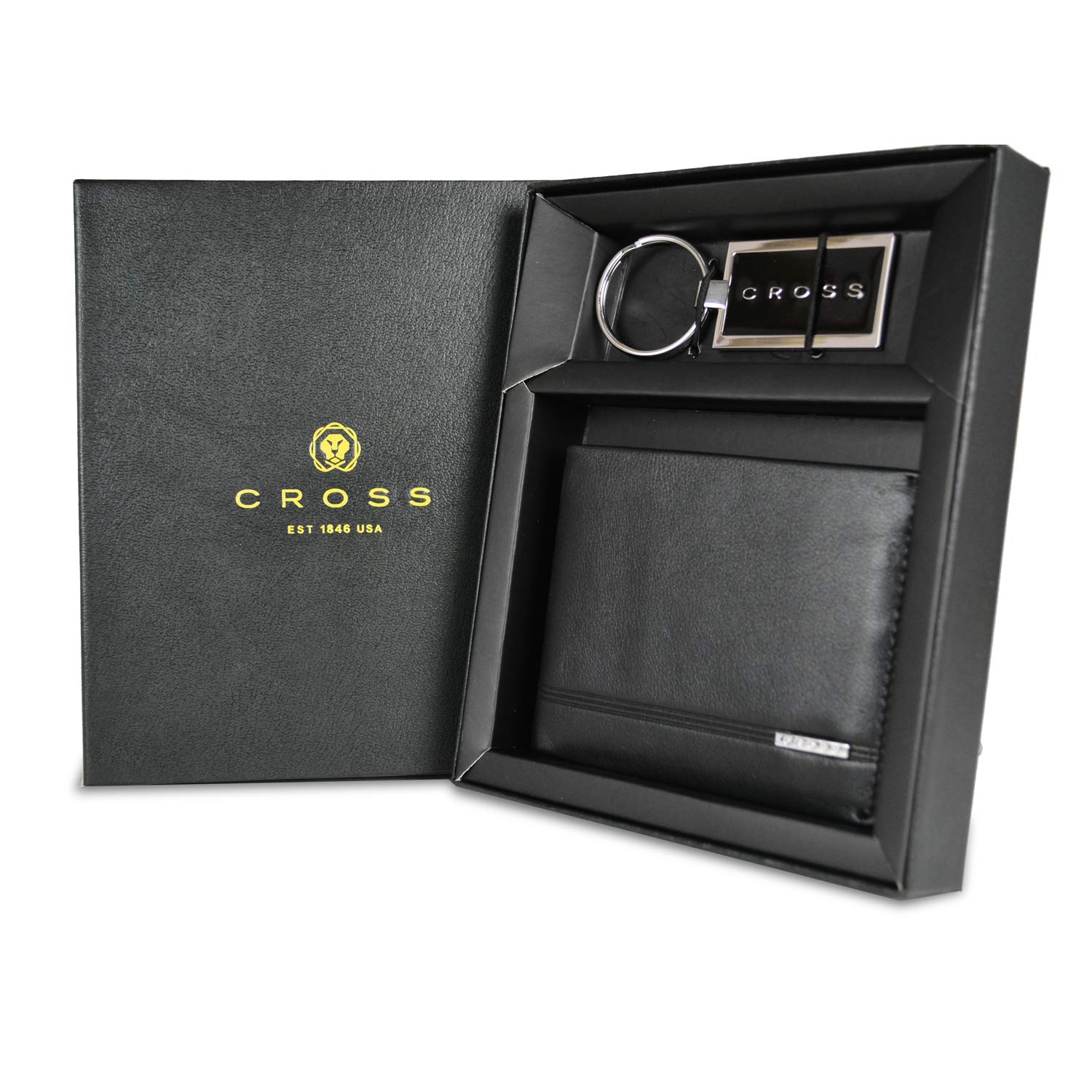 Click to open expanded view Cross Classic Century Compact Wallet and Key Chain Gift Set