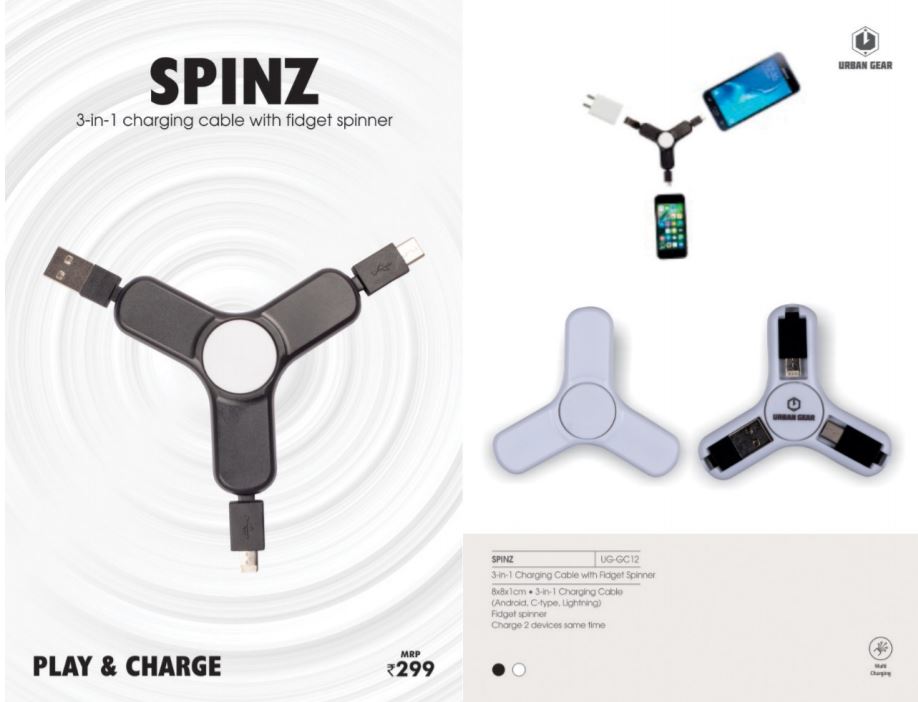 3-in-1 Charging Cable (Spinner)