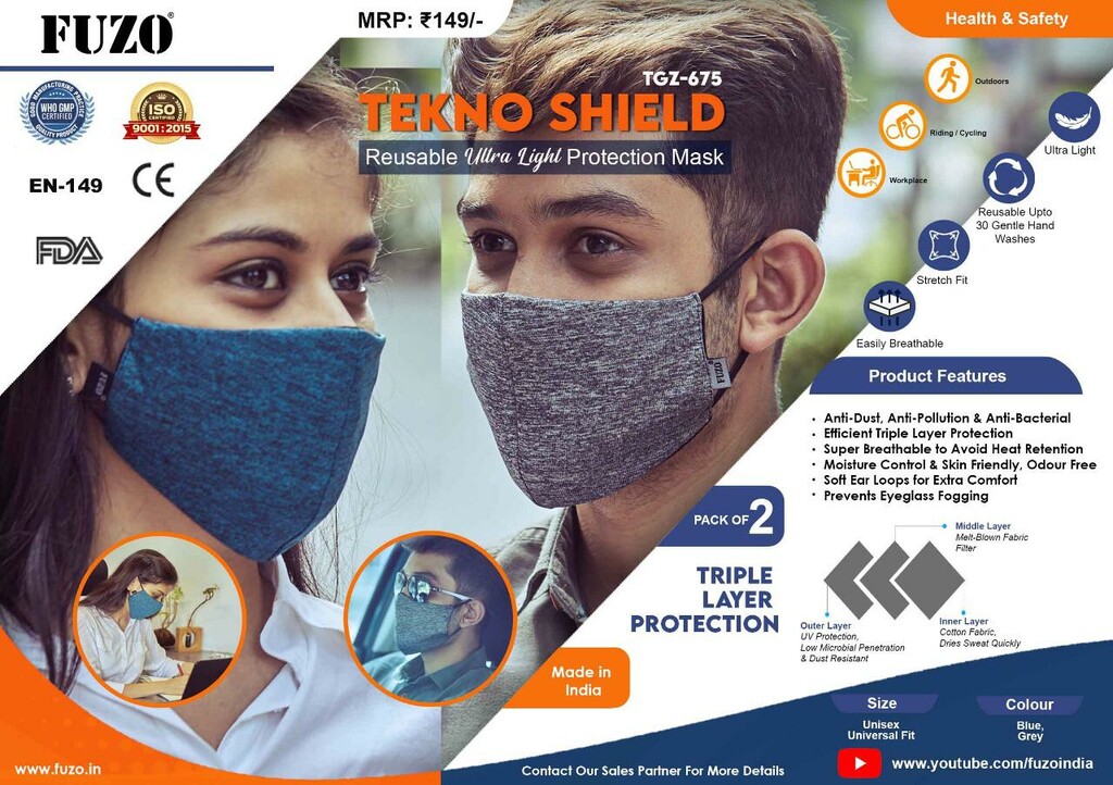 Reusable Ultra Light Protection Mask