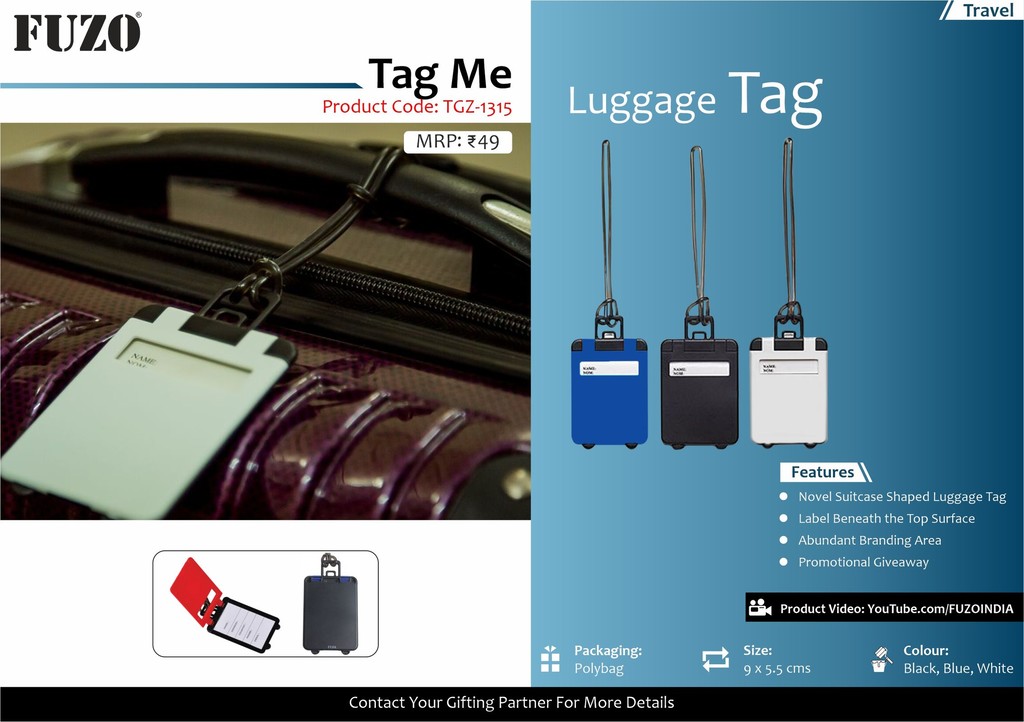 Tag Me Fuzo: Luggage Tag