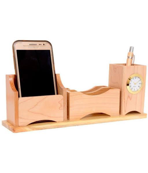 Wooden organizer : Handcrafted Wooden Serving Tray