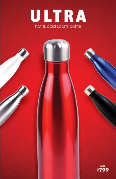 Stainless Steel Vacuumed (Hot & Cold) Bottle - ULTRA