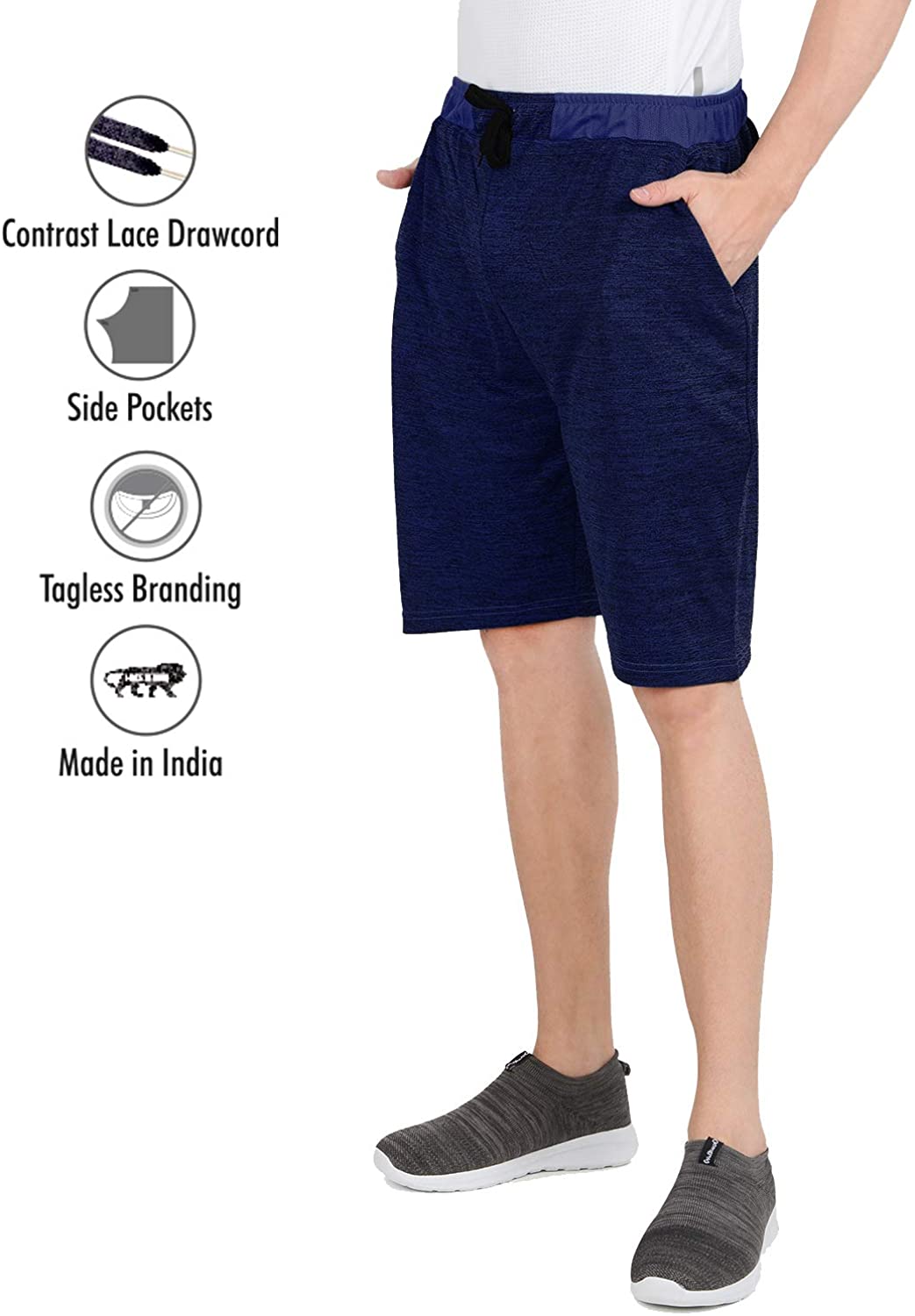 AWG Polyester Grinder Boxer Shorts for Men