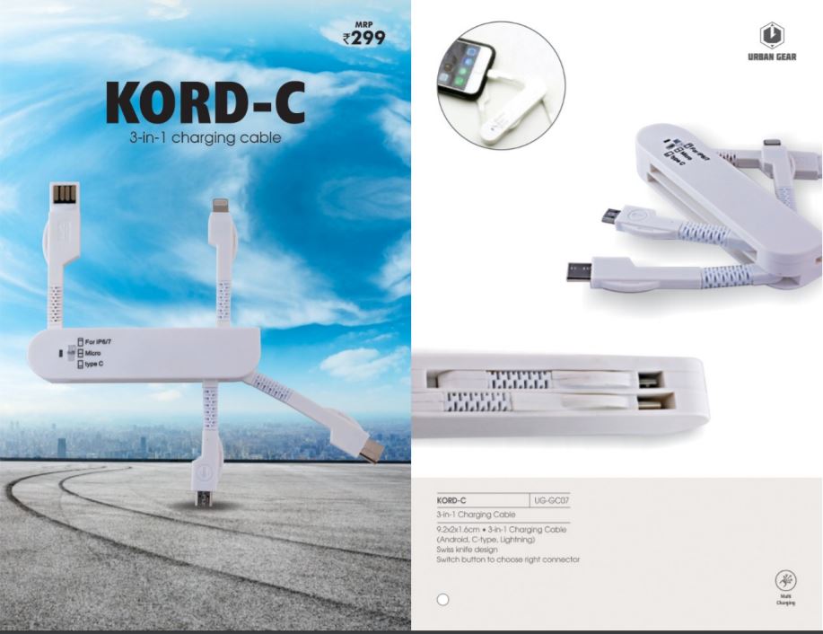3-In-1 Charging Cable - KORD-C