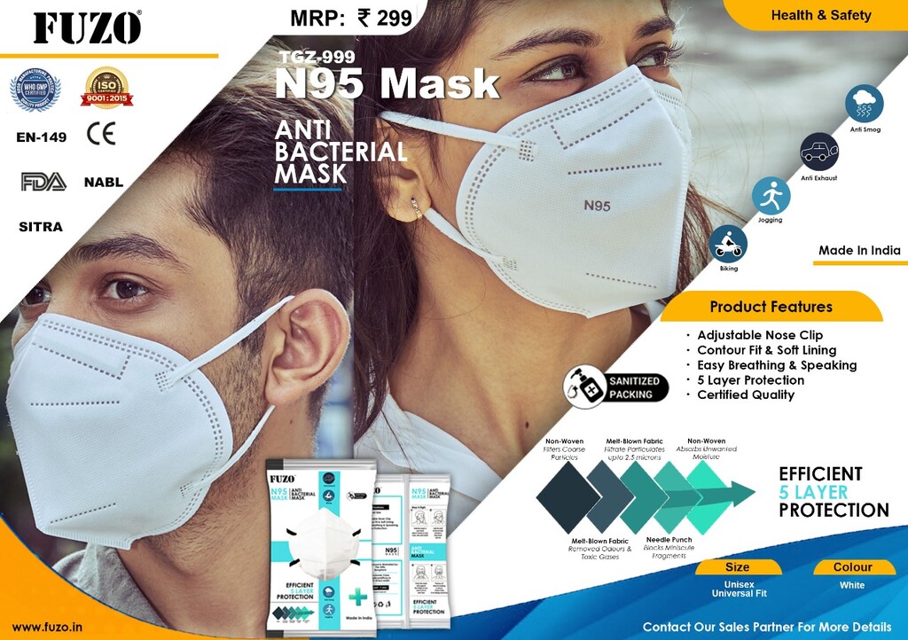 N95 Mask Anti Bacterial Mask