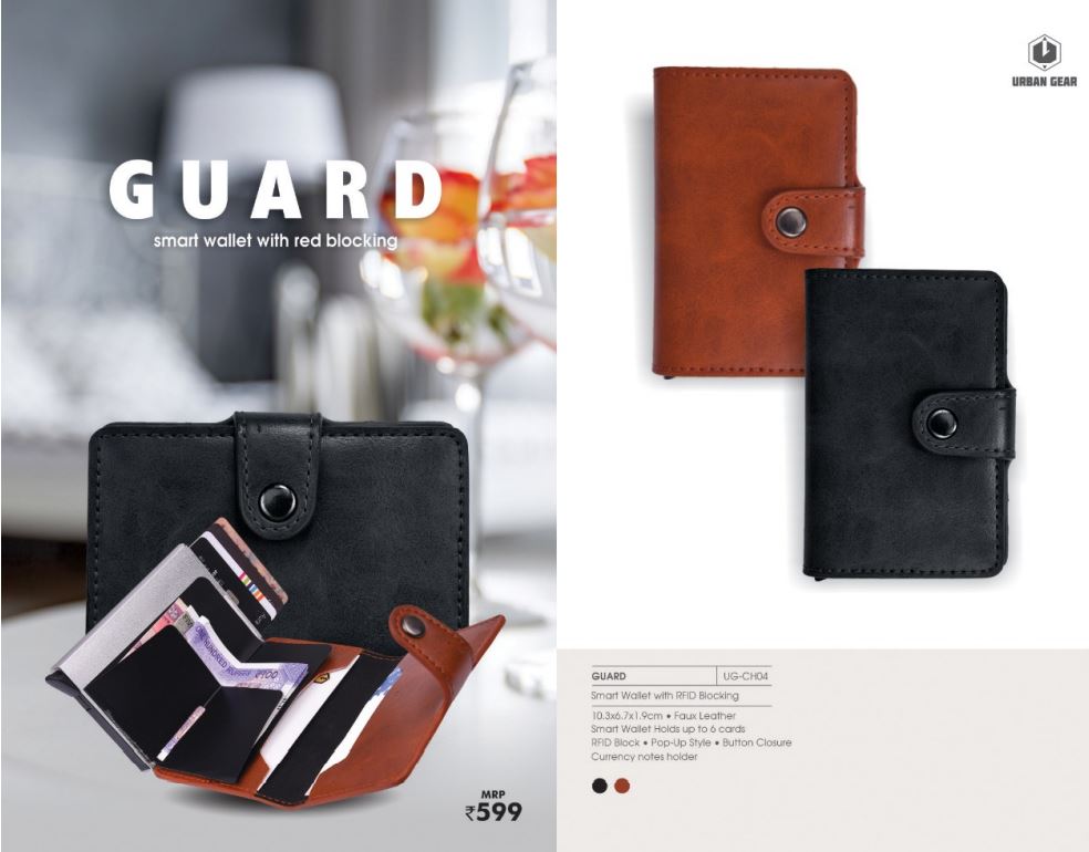 Smart Wallet With RFID Blocking - GUARD