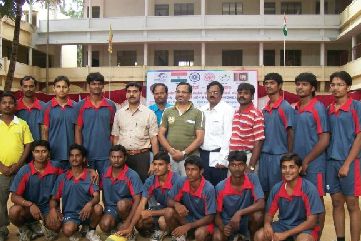 Indo-Srilanka Throwball series 2009