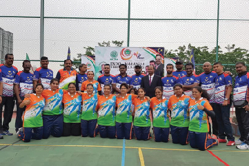 Indo-Malaysia Throwball Matches 2019