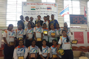 Indo-Thailand Throwball Series-2017