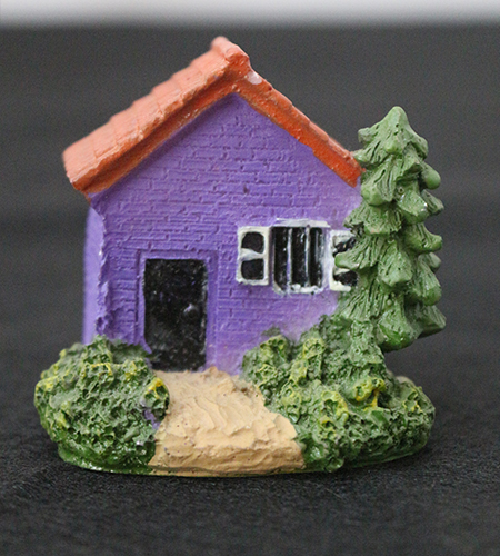 House Purple 5cm height