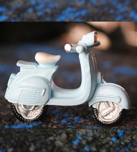 Scooter 4cm (Pink/Blue)