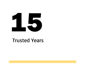 15 trusted years