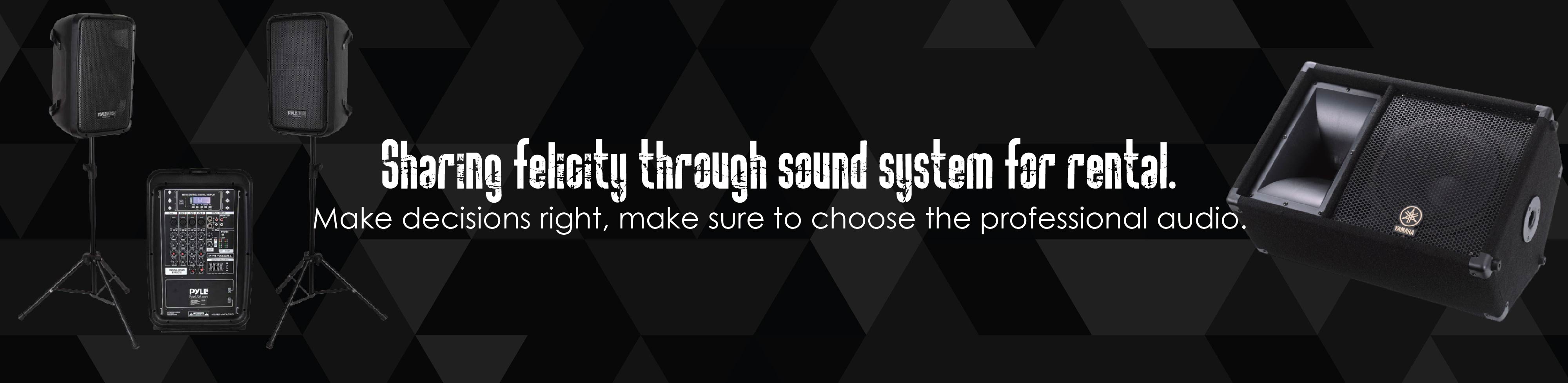 rent music system for party